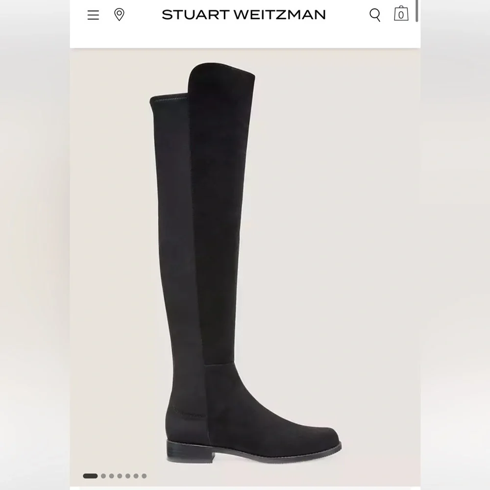 Stuart Weitzman 5050 over the knee suede boots